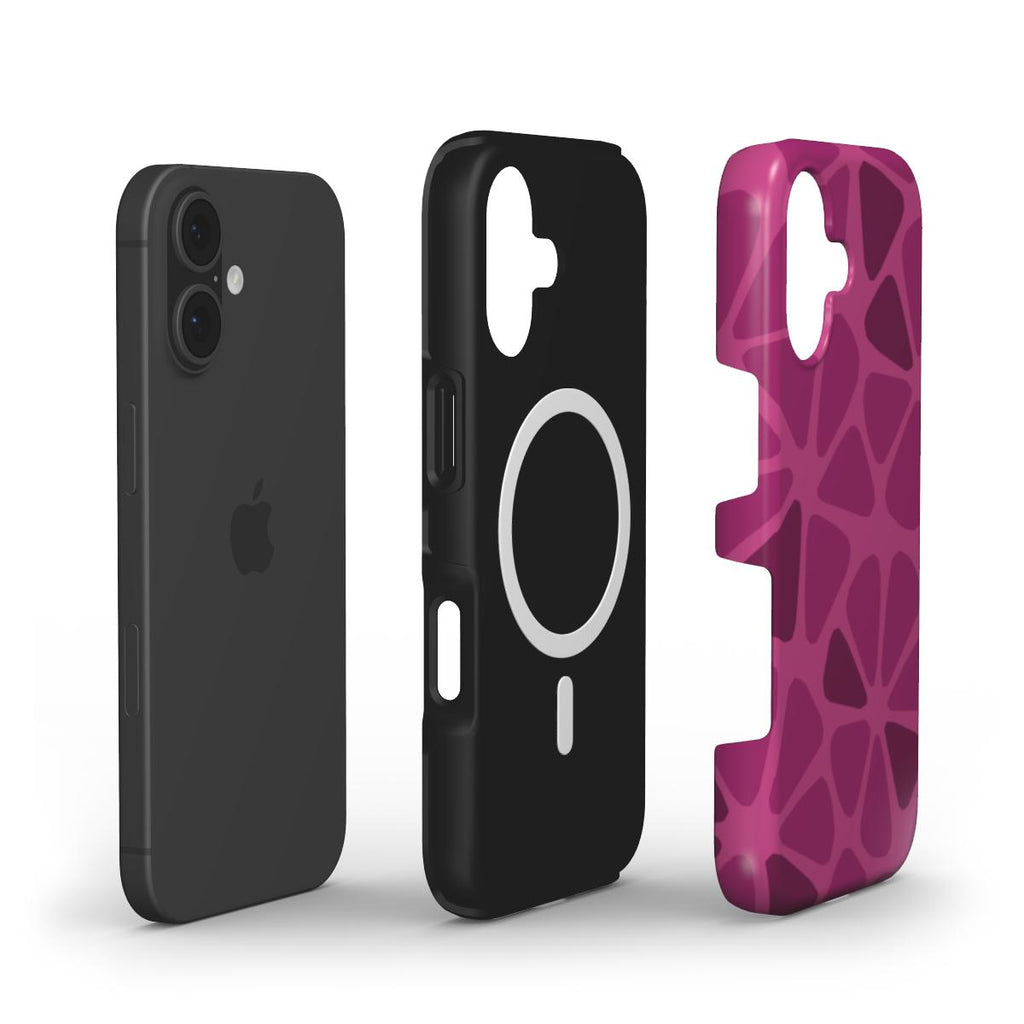 Trapezoid Bloom Berry - MagSafe
