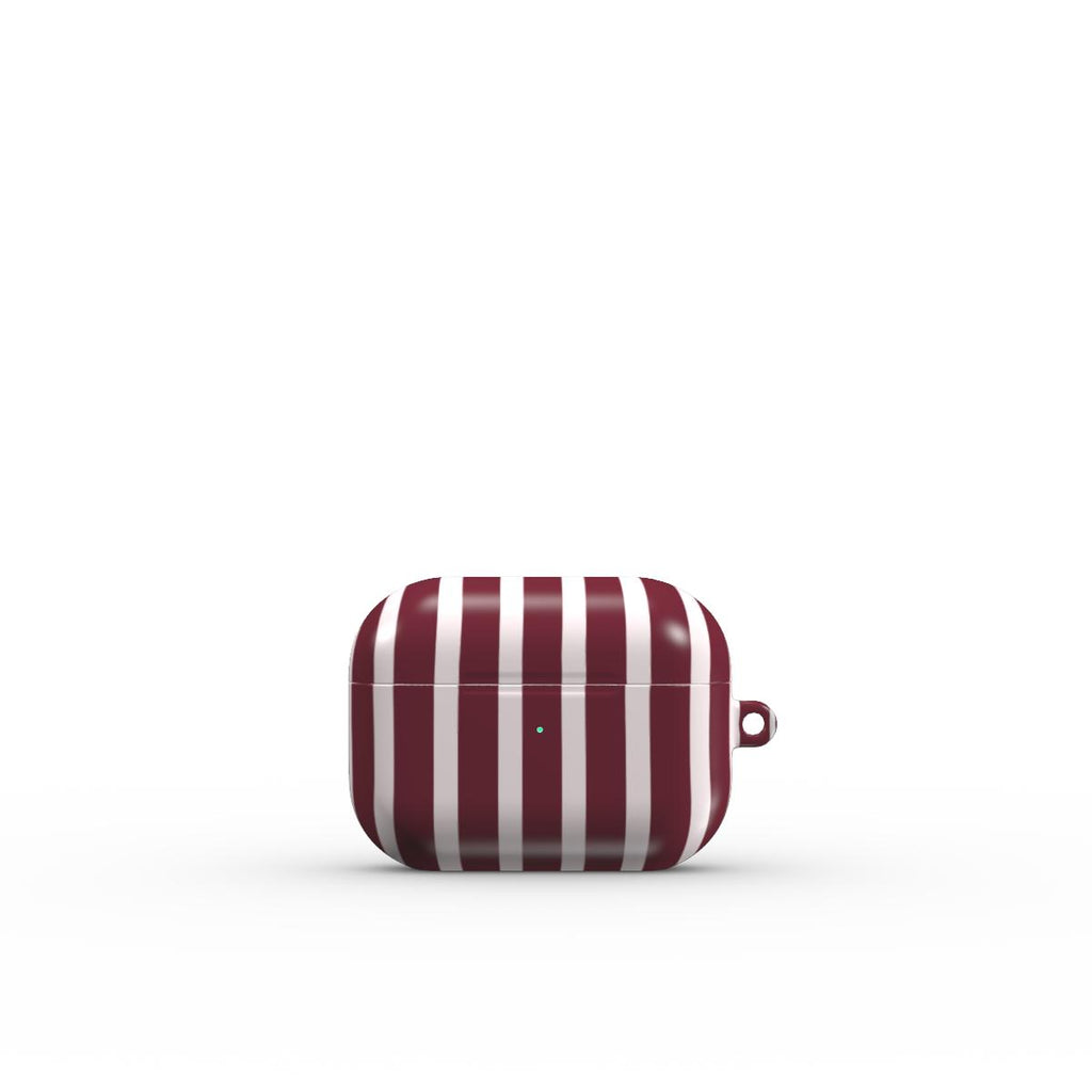 Burgundy Apple AirPods Tough Case