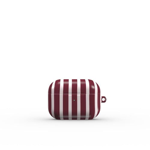 Burgundy Apple AirPods Tough Case