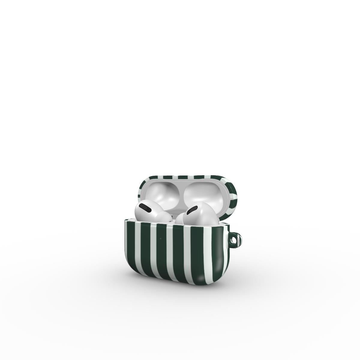 Stripe Forest Apple AirPods Tough Case