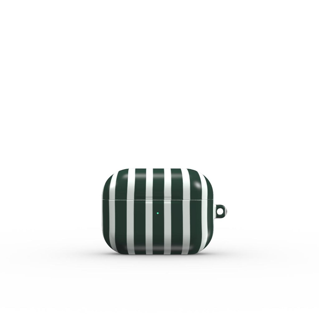 Stripe Forest Apple AirPods Tough Case
