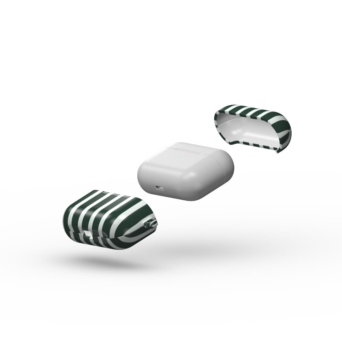 Stripe Forest Apple AirPods Tough Case