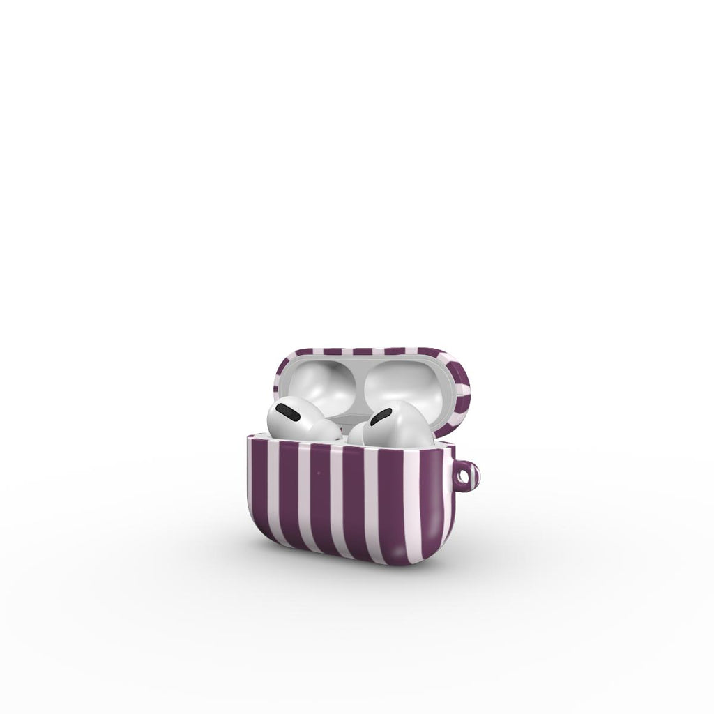 Stripe Wildflower Apple AirPods Tough Case