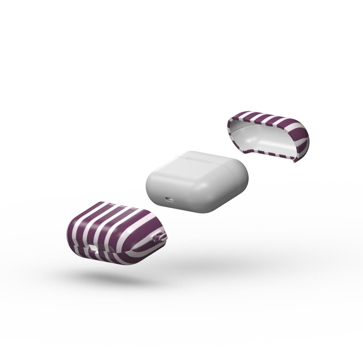 Stripe Wildflower Apple AirPods Tough Case