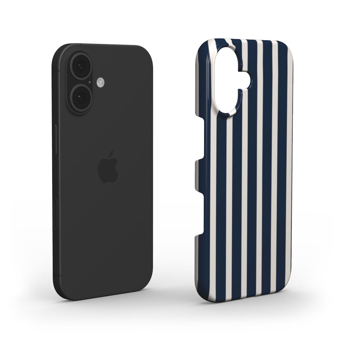 Stripe Navy - Snap