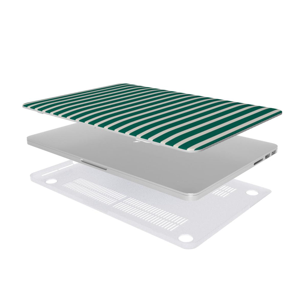 Stripe Emerald - MacBook Case