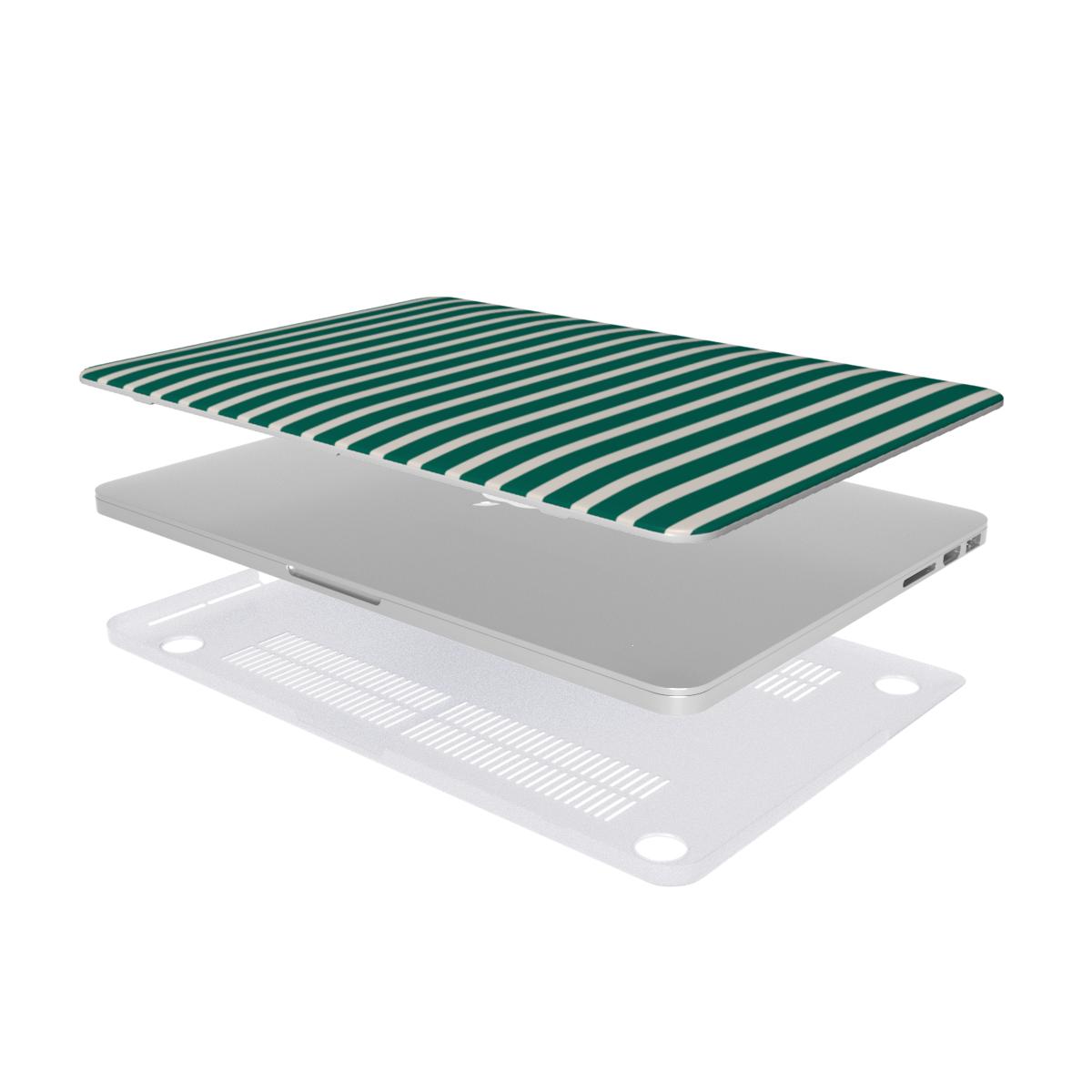 Stripe Emerald - MacBook Case