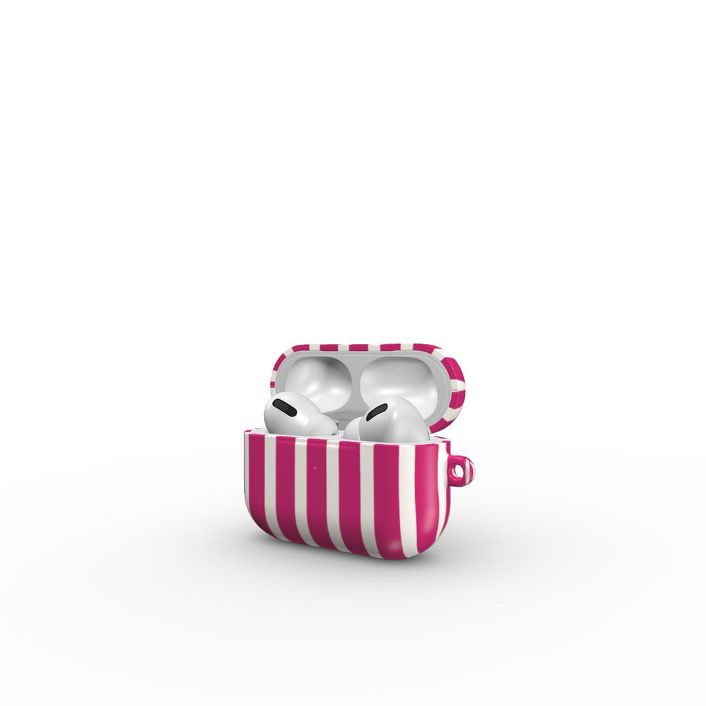Stripe Berry - AirPods Case