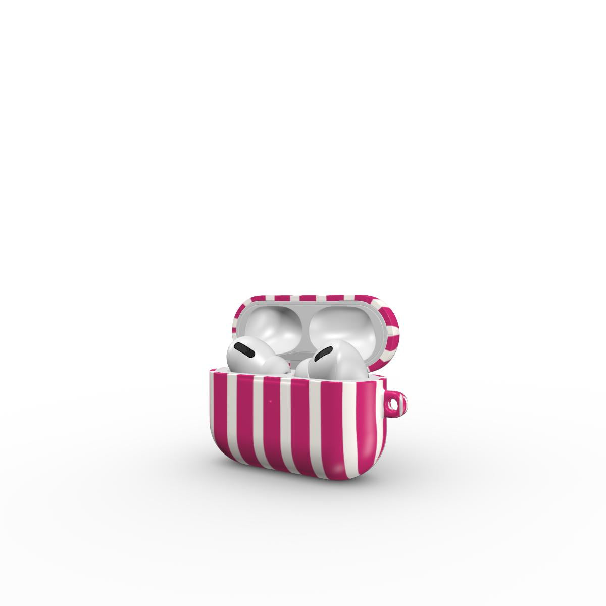 Stripe Berry - AirPods Case
