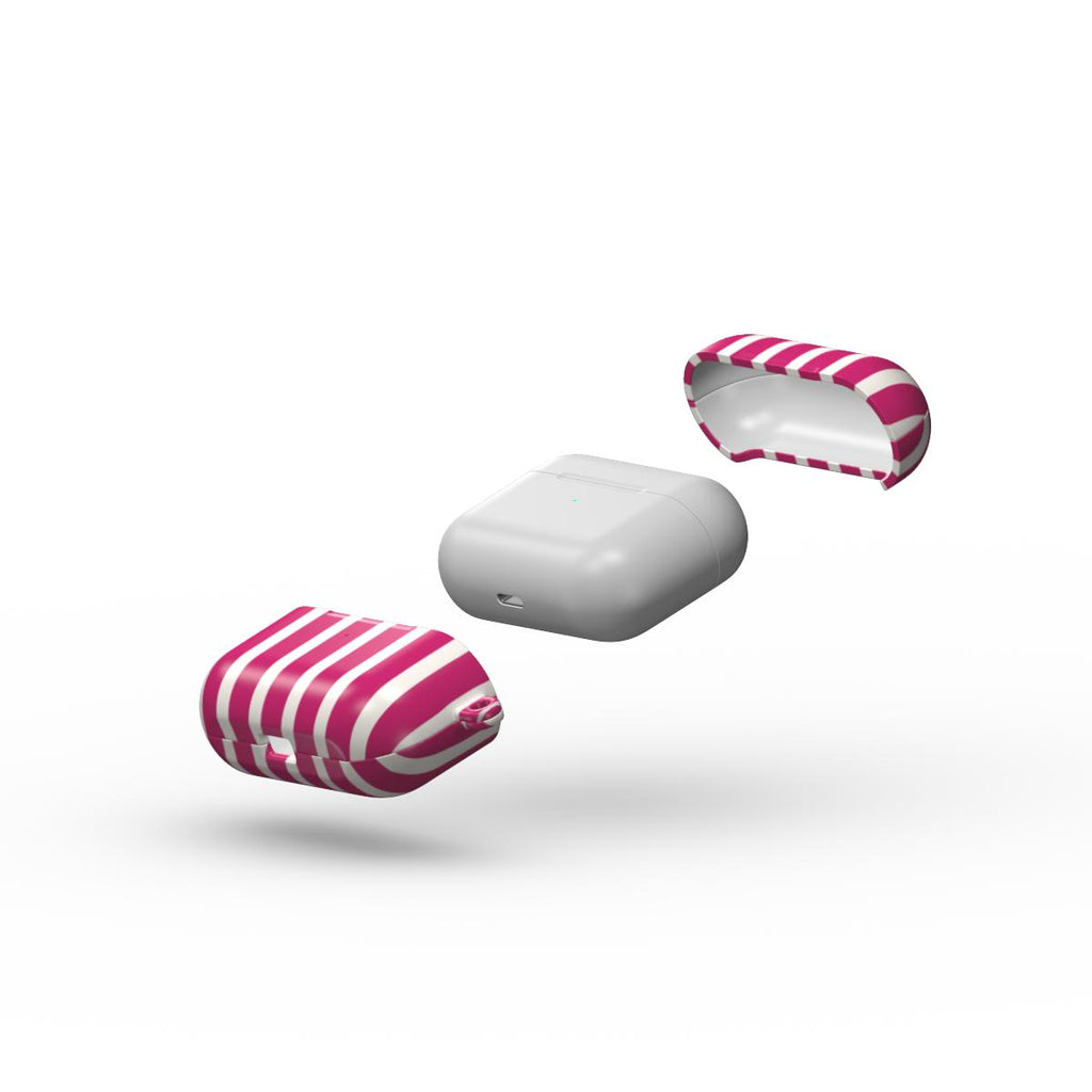 Stripe Berry - AirPods Case