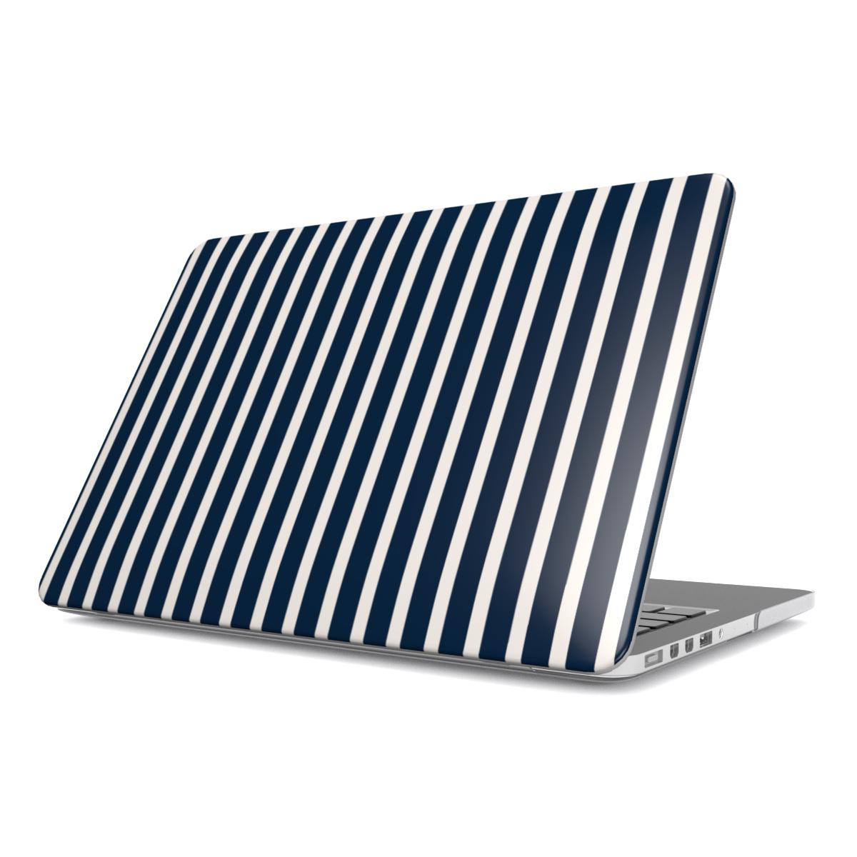 Stripe Navy - MacBook Case