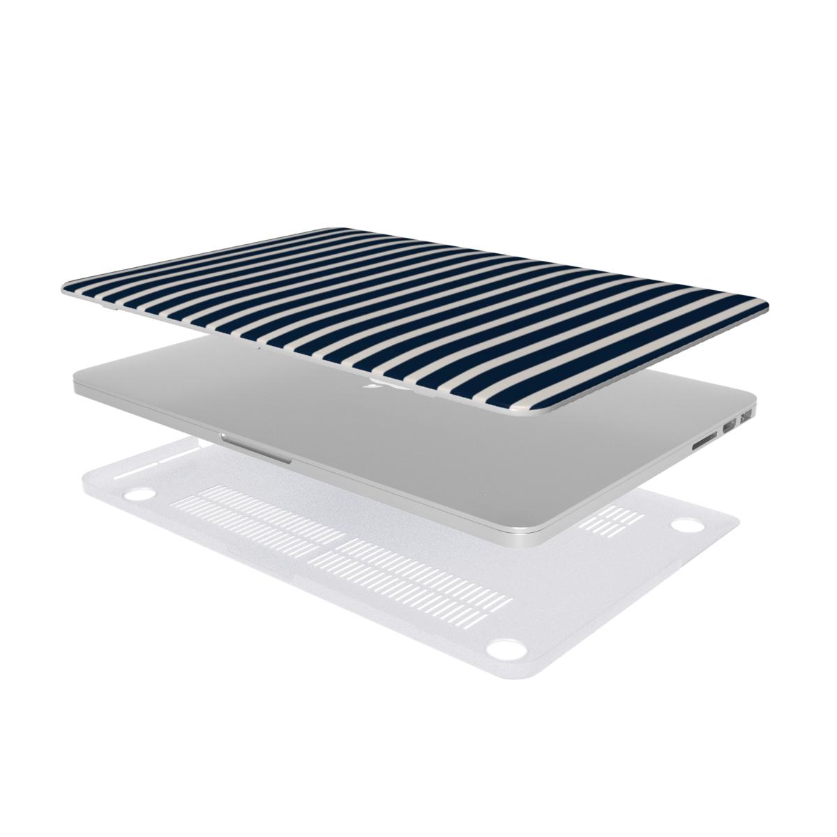 Stripe Navy - MacBook Case