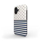 Stripe Dots Navy - MagSafe