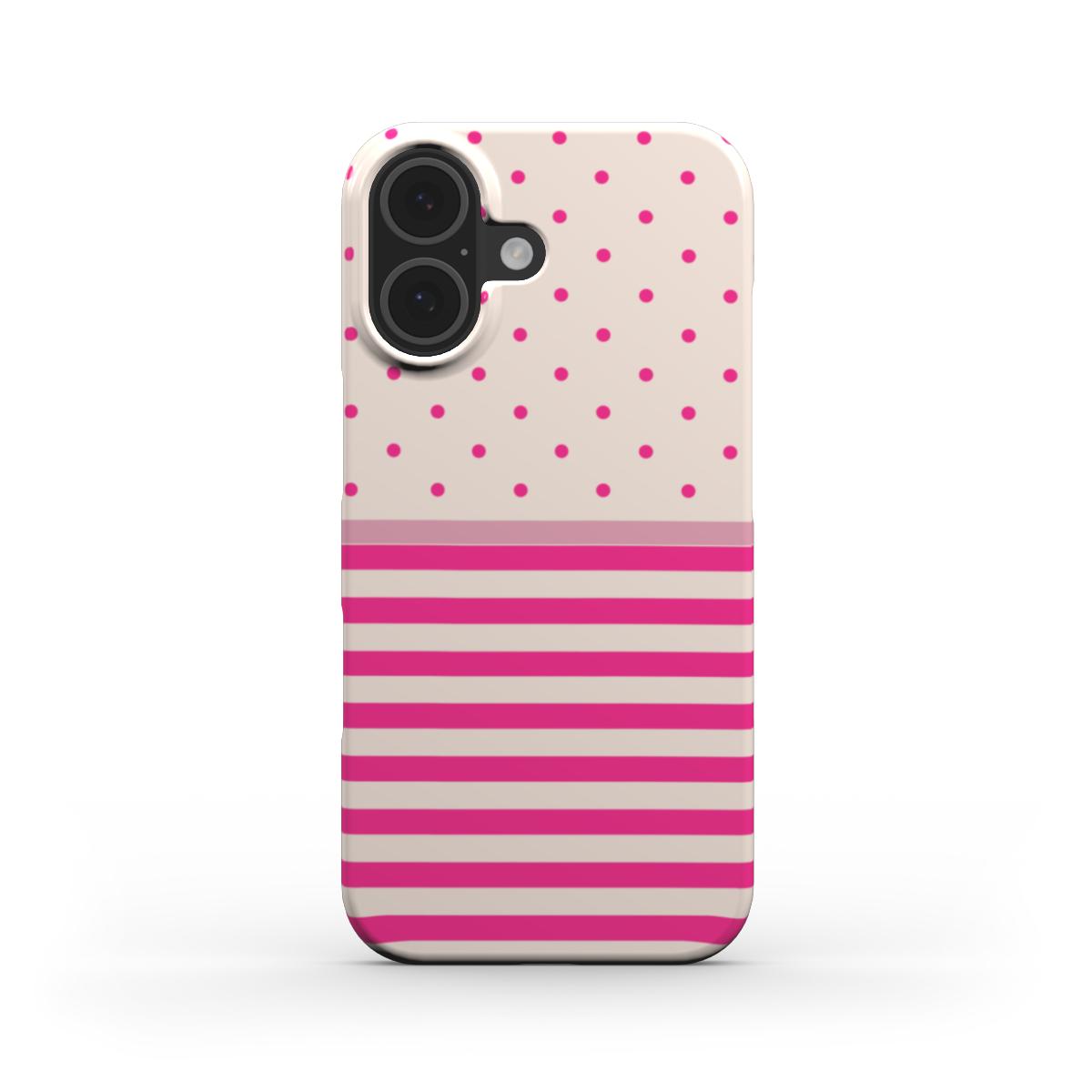Stripe Dots Pink - Snap
