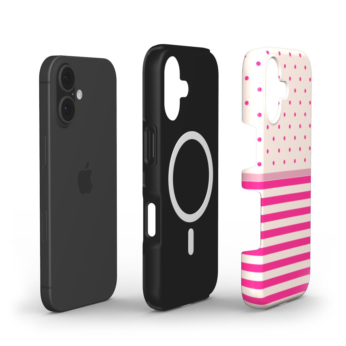 Stripe Dots Pink - MagSafe