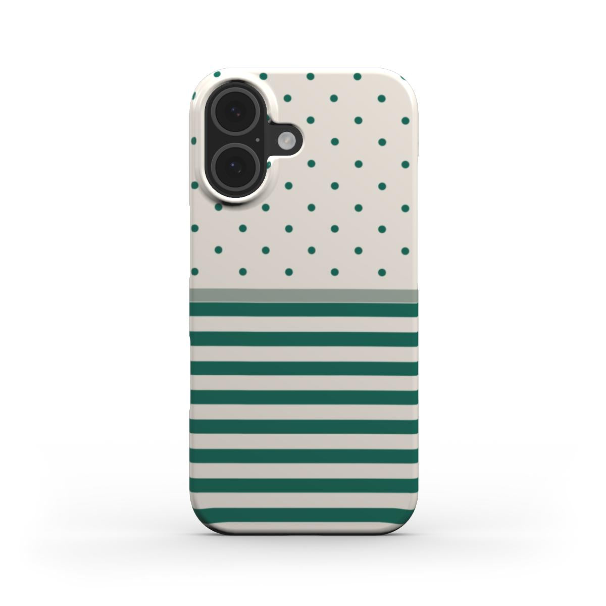 Stripe Dots Emerald - Snap