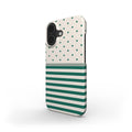 Stripe Dots Emerald - Snap