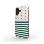 Stripe Dots Emerald - Snap