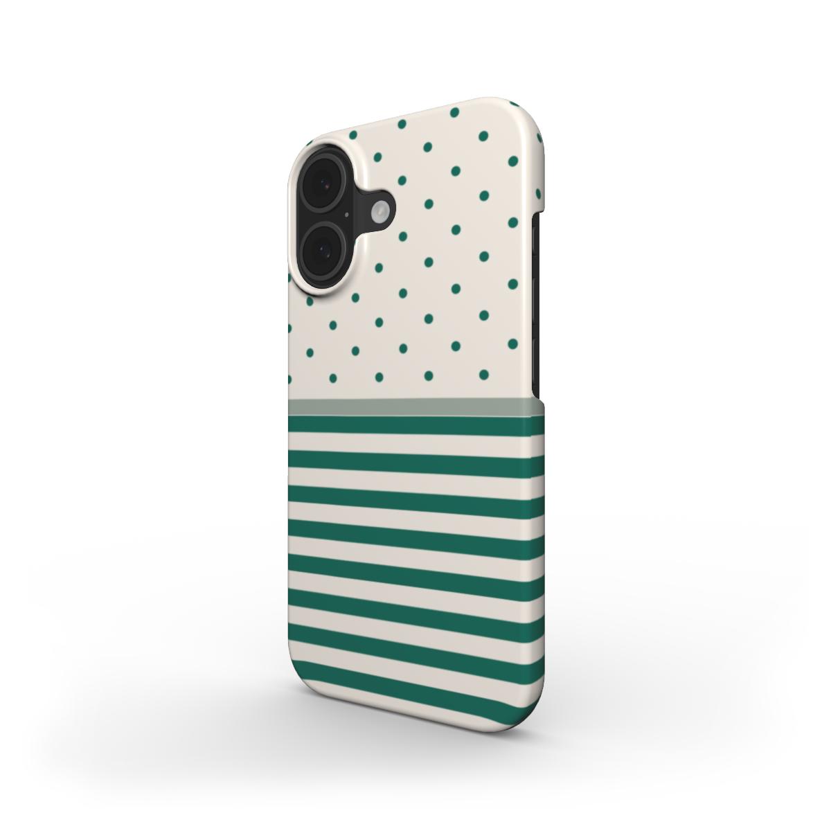 Stripe Dots Emerald - Snap