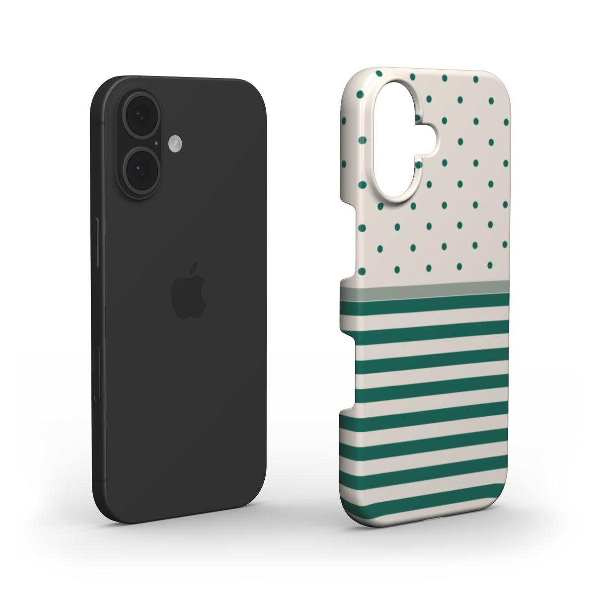 Stripe Dots Emerald - Snap