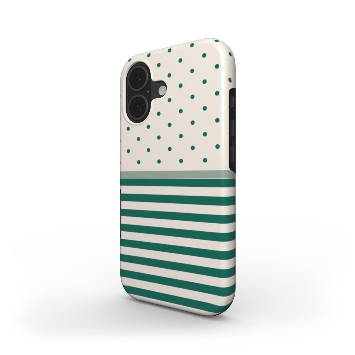 Stripe Dots Emerald - Tough