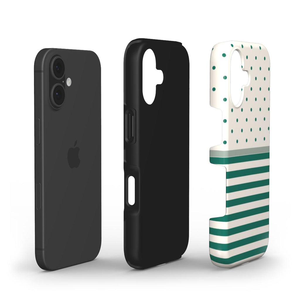 Stripe Dots Emerald - Tough