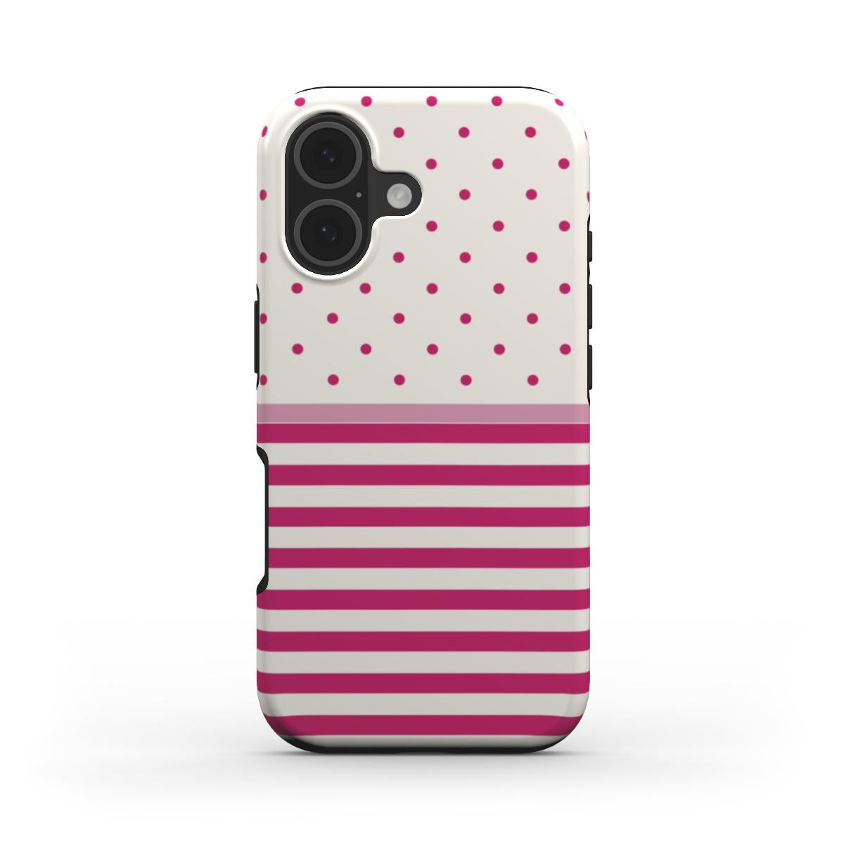 Stripe Dots Berry - Tough