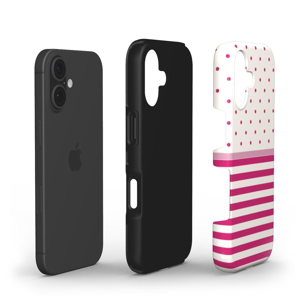 Stripe Dots Berry - Tough