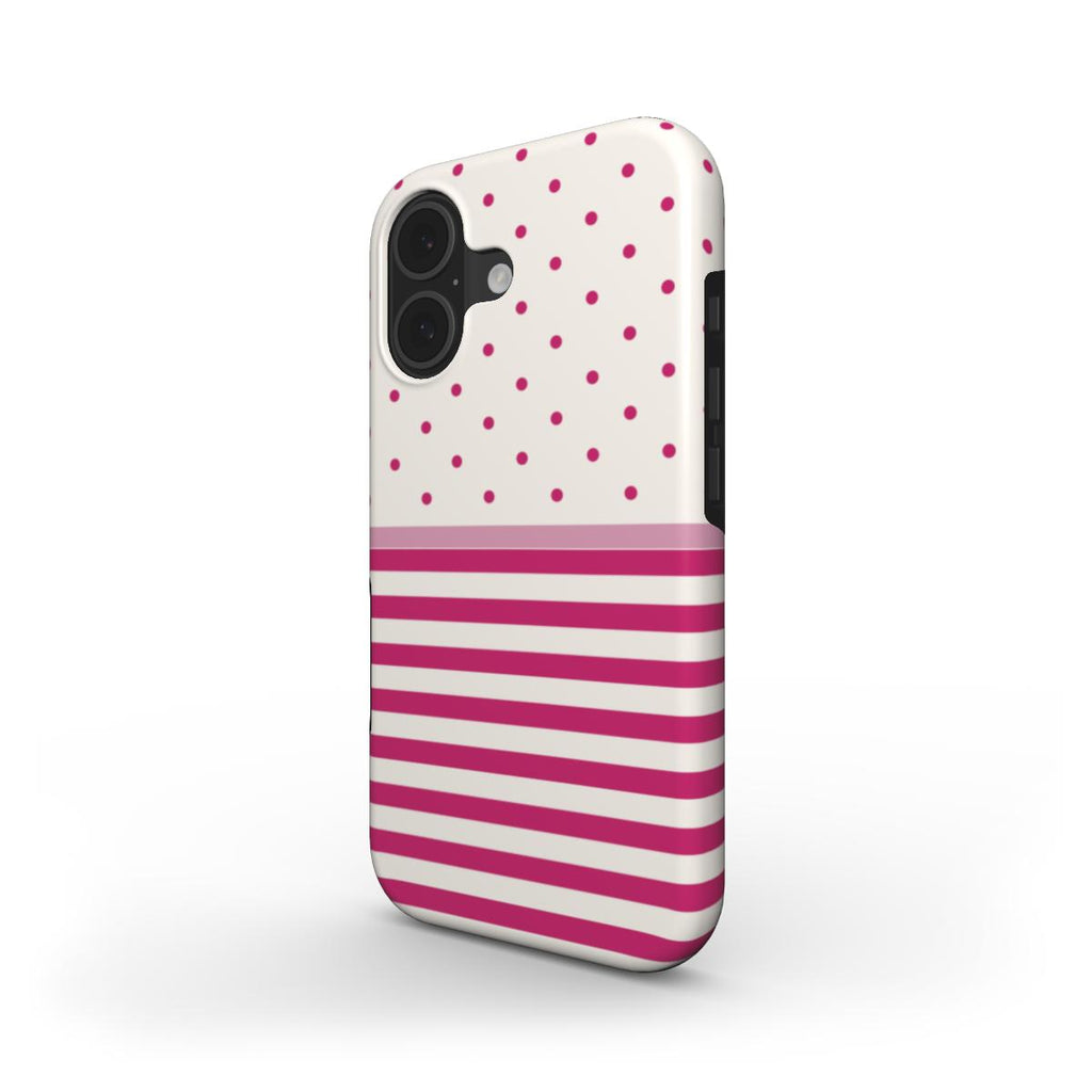 Stripe Dots Berry - MagSafe