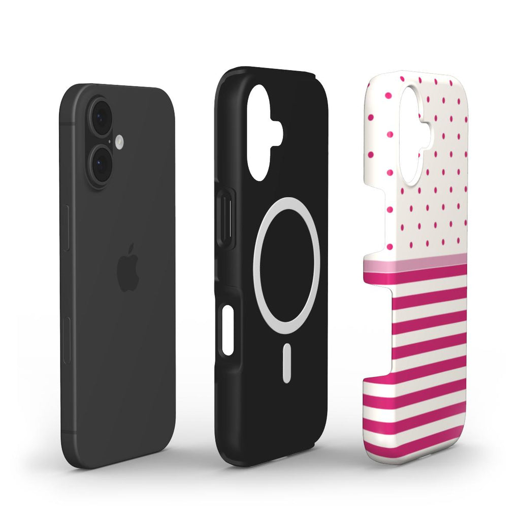 Stripe Dots Berry - MagSafe