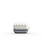 Stripe Dots Navy - AirPods Case
