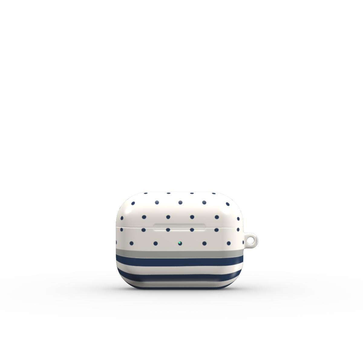 Stripe Dots Navy - AirPods Case