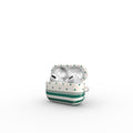 Stripe Dots Emerald - AirPods Case