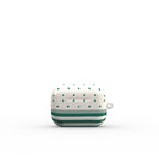 Stripe Dots Emerald - AirPods Case