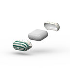 Stripe Dots Emerald - AirPods Case