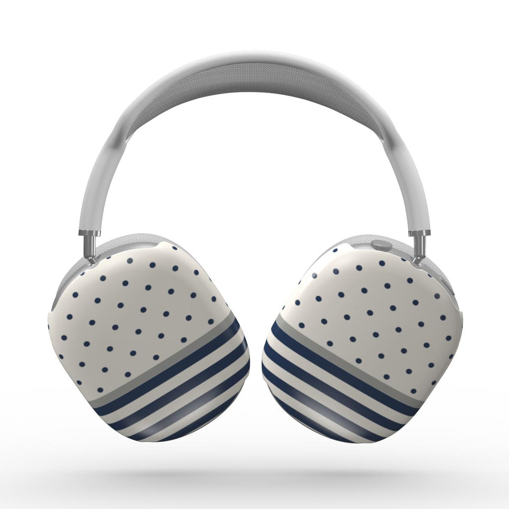 Stripe Dots Navy - AirPods Max Tough Case