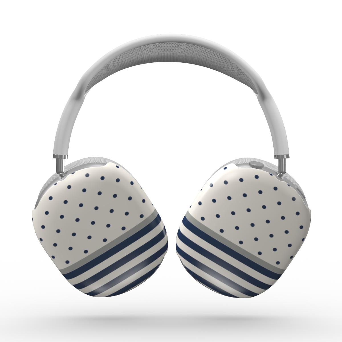 Stripe Dots Navy - AirPods Max Tough Case