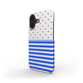 Stripe Dots Cobalt - Snap