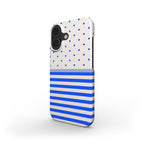 Stripe Dots Cobalt - Snap