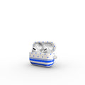 Stripe Dots Cobalt - AirPods Case