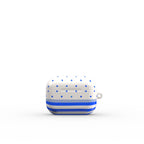 Stripe Dots Cobalt - AirPods Case