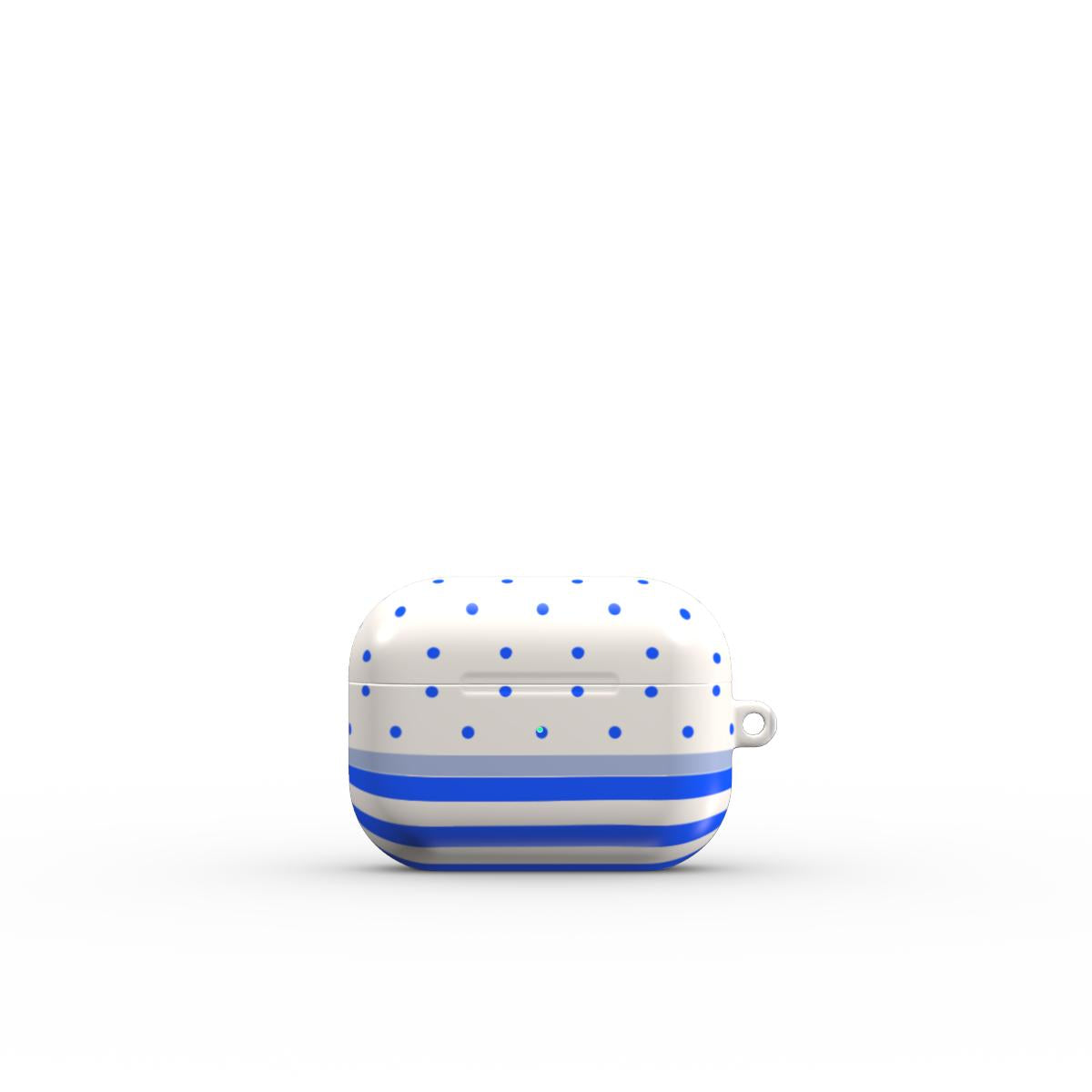 Stripe Dots Cobalt - AirPods Case
