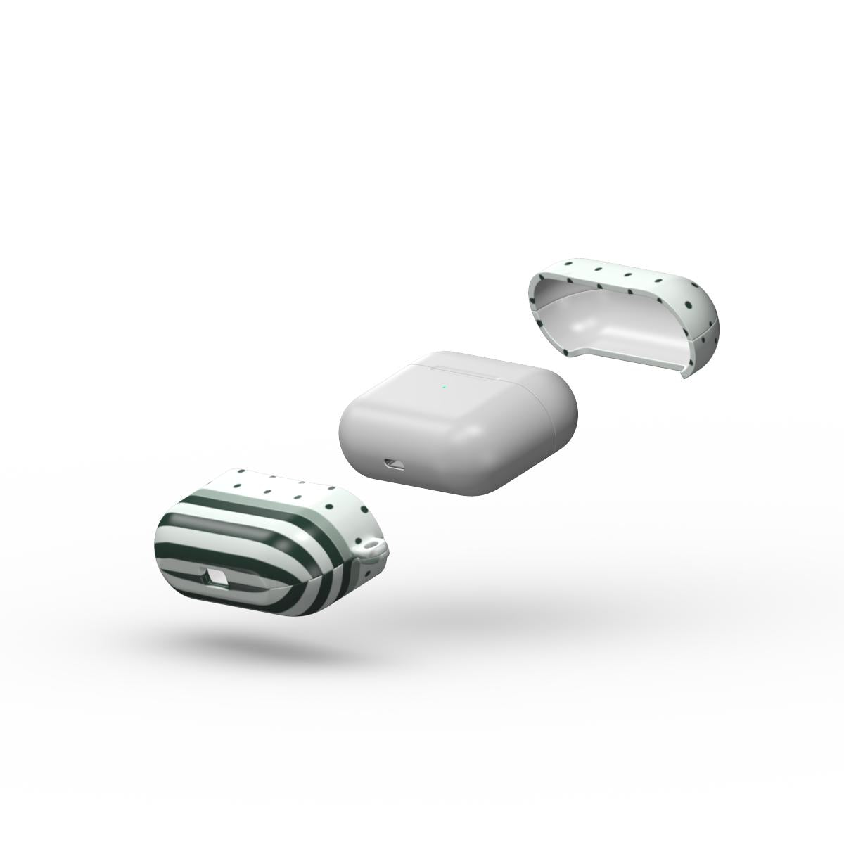 Stripe Dots Forest - AirPods Case