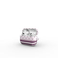 Stripe Dots Wildflower - AirPods Case