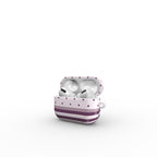 Stripe Dots Wildflower - AirPods Case