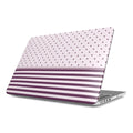 Stripe Dots Wildflower - MacBook Case