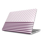 Stripe Dots Wildflower - MacBook Case